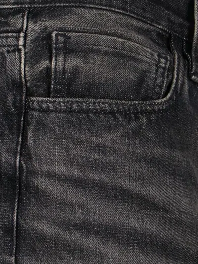 Fear Of God Straight-leg Distressed Jeans In Black