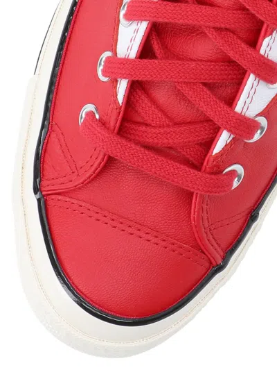 Converse Low Profile Sneakers Featuring Contrast Stripe In Red