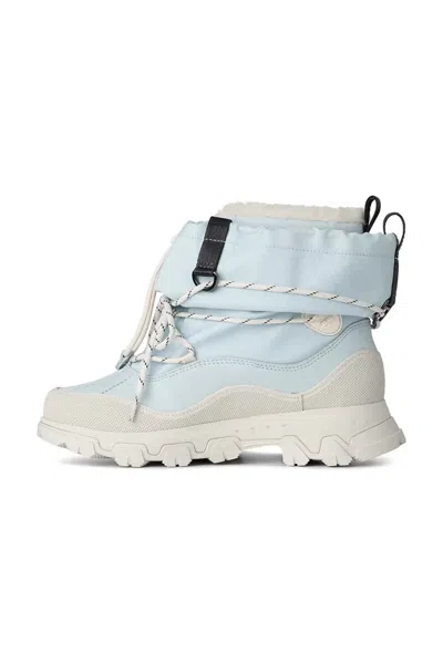 Ugg High-top Reef Blue Leather Blend Boots In White
