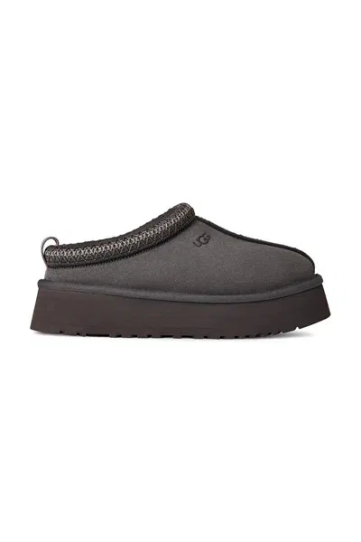 Ugg Tazz Ii Braided Platform Mules In Gray