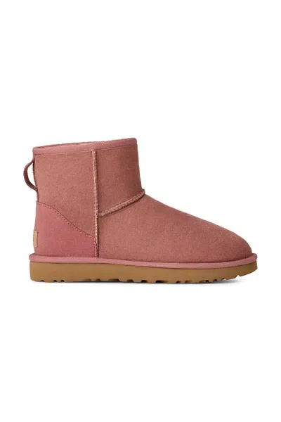Ugg "classic Mini Ii" Ankle Boots In Pink
