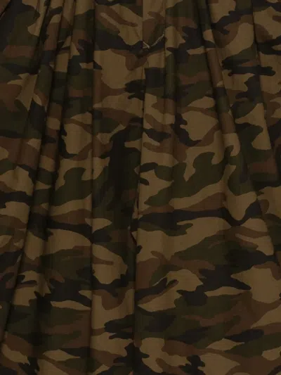 Khoki Camouflage Trousers In Green