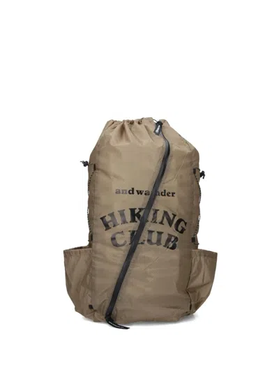 And Wander Hiking Club Backpack In Nude