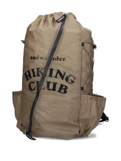 And Wander Hiking Club Backpack In Nude