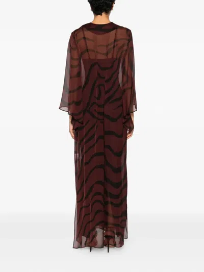 Raquel Diniz Beleza Printed Maxi Dress In Red