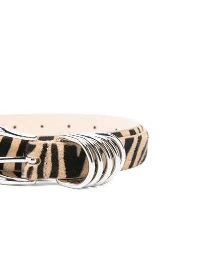Dehanche Zebra-print Ring Belt In Multi