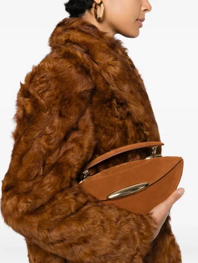 Zimmermann Wavelength Top Handle Chain Tote Bag In Brown