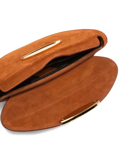 Zimmermann Wavelength Top Handle Chain Tote Bag In Brown