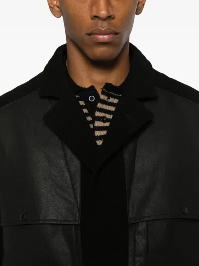 Junya Watanabe X Filson Panelled Coat In Black