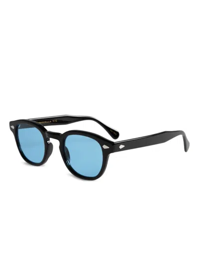 Moscot Lemtosh Round-frame Sunglasses In Black
