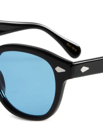 Moscot Lemtosh Round-frame Sunglasses In Black