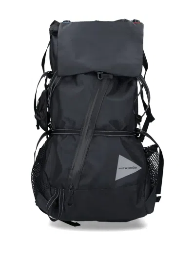 And Wander Ecopack 40l Backpack In Black