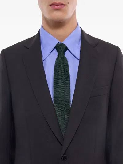 Fursac Single-breasted Notched-lapel Suit In Black