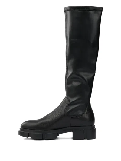 Copenhagen Studios Platform Boots In Black