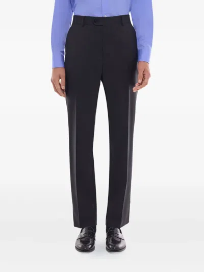 Fursac Front-pleats Tailored Trousers In Black