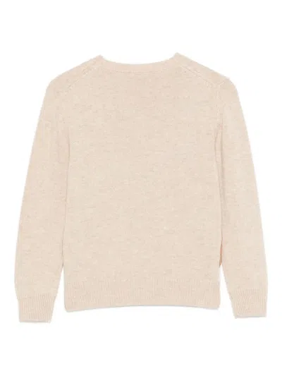 Mc2 Saint Barth Giraffe-print Sweater In Neutral