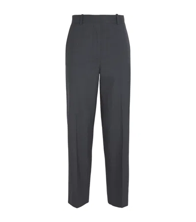Joseph Virgin Wool Trina Trousers In Blue