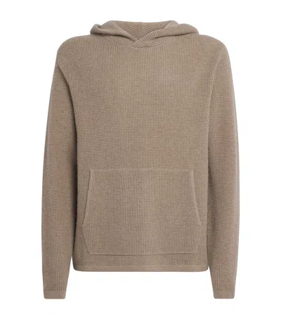 Paige Merino-cashmere-blend Ojai Hoodie In Brown