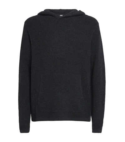 Paige Merino-cashmere-blend Ojai Hoodie In Black