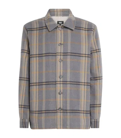 Paige Fleece-lined Telford Overshirt In Brown