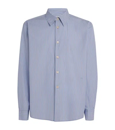 Our Legacy Stripe Beyond Shirt In Blue