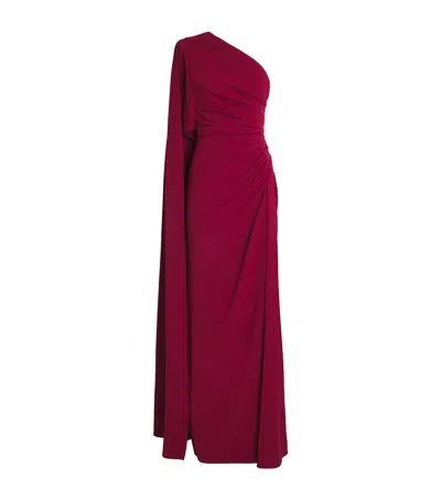 Zuhair Murad Cady One-shoulder Gown In Red