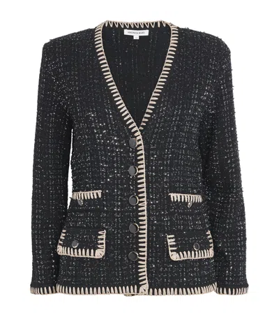 Veronica Beard Tweed Ceriani Jacket In Black