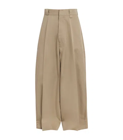 Willy Chavarria Cotton Cholo Chinos In Brown