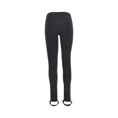Ea Bodywear Lurex Loungewear Leggings In Black