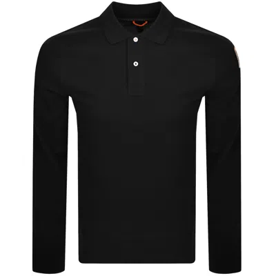 Parajumpers Oberon Polo T Shirt Black In Black