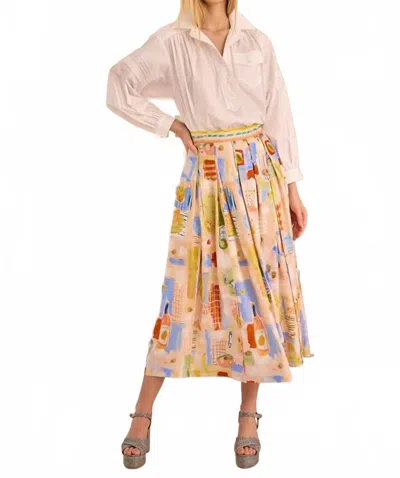 Hunter Alexis Skirt In Happy Hour In Multi