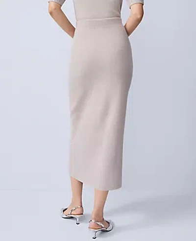 Ann Taylor Embellished Sweater Skirt In Multi