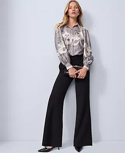 Ann Taylor The Perfect Flare Pant In Black