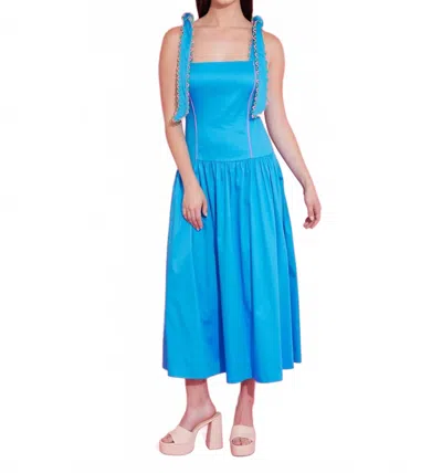 Alden Adair Anna Kate Dress In Riviera In Blue