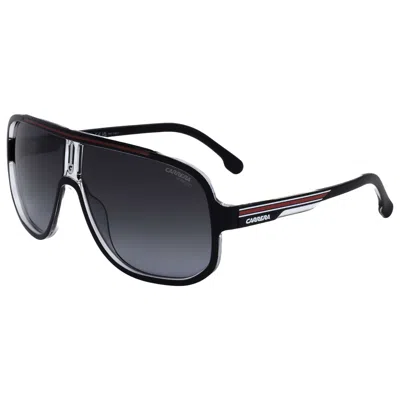 Carrera Men's Black Red 63mm Sunglasses In Black