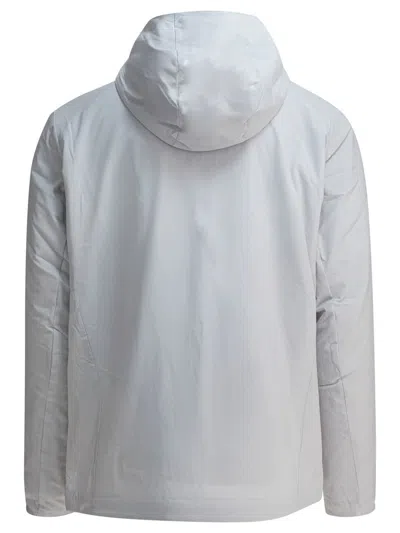 Houdini Sportswear Grey Recycled Polyester Blend Jacket In White