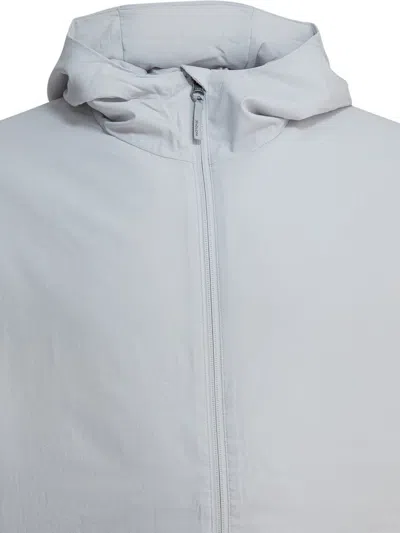 Houdini Sportswear Grey Recycled Polyester Blend Jacket In White