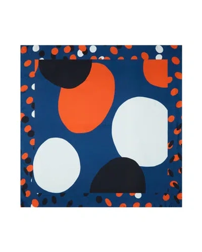 Diane Von Furstenberg Flag Scarf In Blue