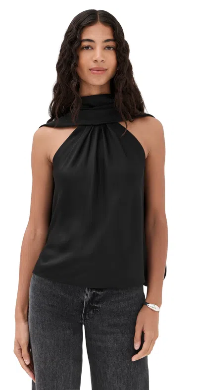 Simkhai Scarlett Cape Top In Black