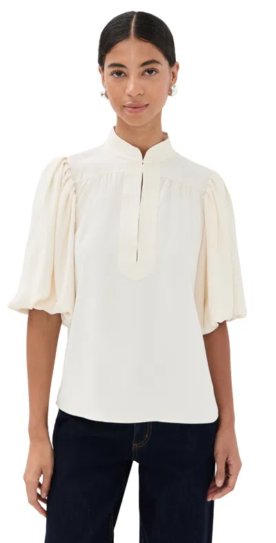 Figue Dani Top Chalk In Neutral