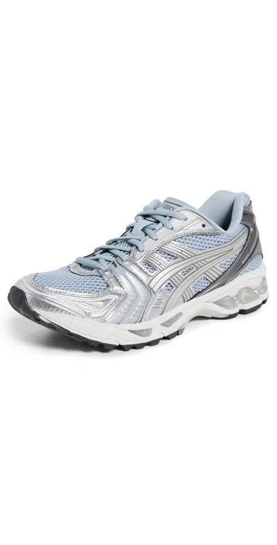 Asics Multicolor Mesh And Rubber Gel-kayano 14 Sneakers In Blue