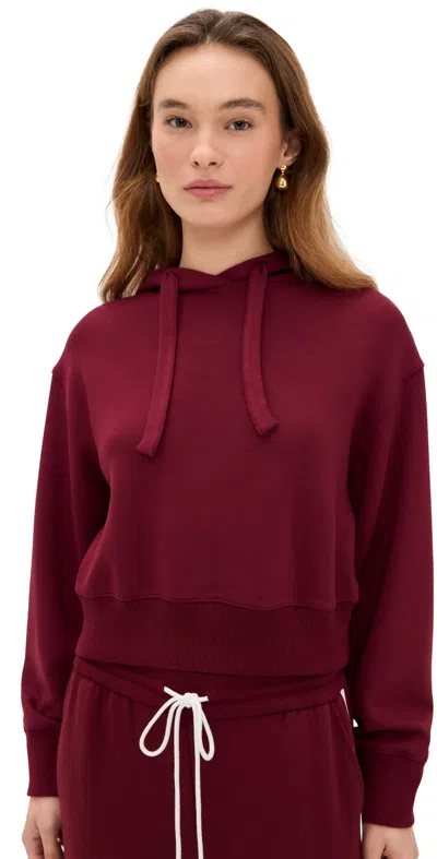 Le Bop Cleo Pullover Hoodie Merlot In Brown