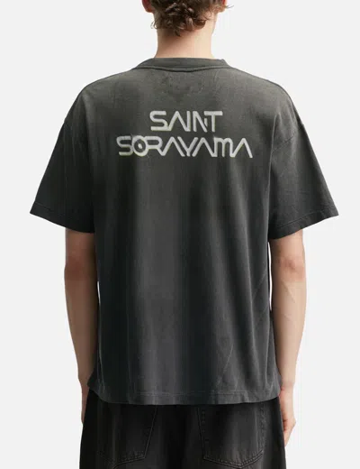 Saint Michael Saint Mxxxxxx X Hajime Sorayama Srym T-rex T-shirt In Gray