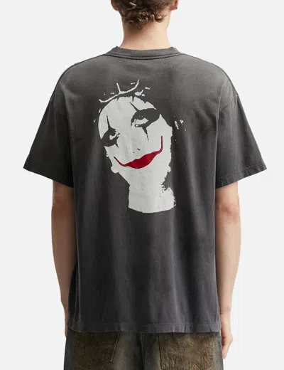 Saint Michael Big Mess Short Sleeve T-shirt In Black