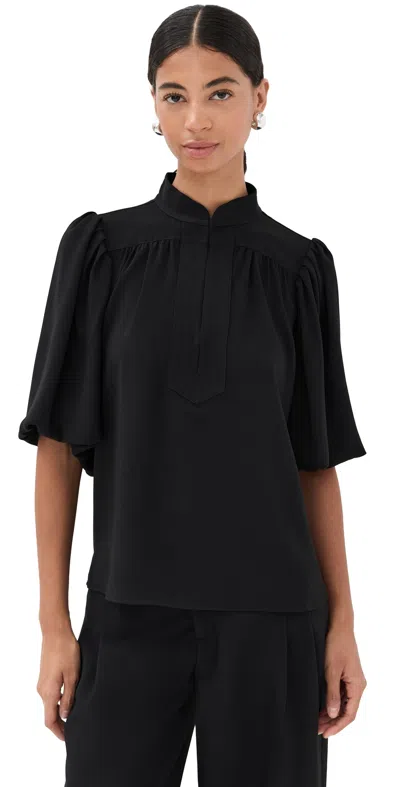 Figue Dani Top Onyx Black In Brown