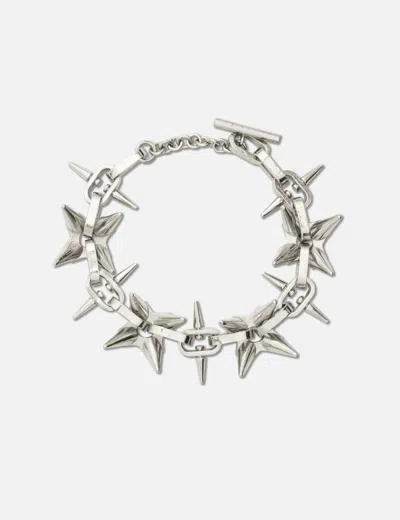 Goldie Spike Bracelet In Metallic