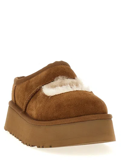Ugg 44mm Bea Shearling & Suede Mules In Animal Print