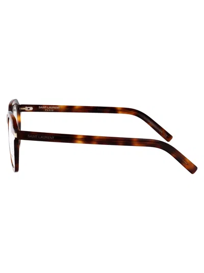 Saint Laurent Sl 715 Slim Opt Glasses In Brown