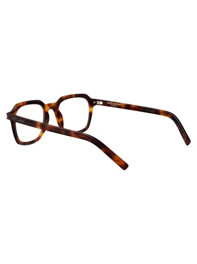 Saint Laurent Sl 715 Slim Opt Glasses In Brown