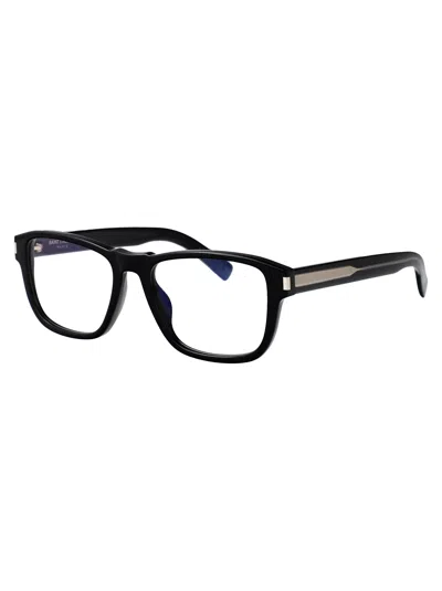 Saint Laurent Rectangle-frame Glasses In Black